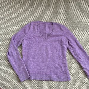 XS women’s purple knit sweater